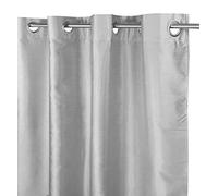 Tenda Shay in Tinta Unita Grigio Perla cm. 140X290 CONFEZIONATA
