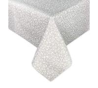 Tex family Tovaglia in Cotone Pesante Made in Italy - arabesco BIANCO Rettangolare, Lavabile - Elegante e Resistente per Casa e Ristorante - Cm. 140x240 x12 persone