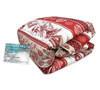 Tex family Trapunta FIOCCO Piumone Invernale morbida e calda Made in Italy Tirolese Germagnano Rosso Matrimoniale 2 PIAZZE