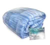 Tex family TRAPUNTA FIOCCO © QUADRI d'azzurro Piumone Invernale made in Italy - 2 PIAZZE