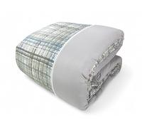 Tex family Trapunta Invernale Tirolese Texture Beige - Piumone Letto Microfibra Anallergica 300gr - Made in Italy Calda - Cm. 170x260