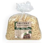 Tex family | Trucioli di Pino Cembro | 100% Naturali e Certificati | Profumati e Purificanti per Relax | Ideali per Cuscini e Sacchetti | Aroma Balsamico Dolomiti, 500 Grammi