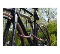 Tex-lock Lucchetto A U Eyelet D-lock 120cm Red