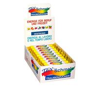 Tex-Schmelz Traubenzucker Destrosio Caramella Limone, confezione 30 rotoli da 33gr - energia rapida veloce, aumenta fabbisogno energetico per cervello e muscoli, assorbimento immediato