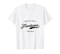 Texarkana Texas TX Due Volte più Bello per Donne e Uomini Maglietta
