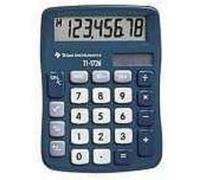 Texas 1726/FBL/11E1 Mini Desktop Calculator TI-1726
