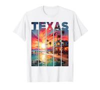Texas 1845 Viaggio di Vacanza South Padre Island Maglietta