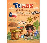 Texas A to Z Tracing and Coloring Book