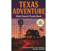 Texas Adventure: Word Search Puzzle Book: Puzzles for Adults, Teens & Seniors