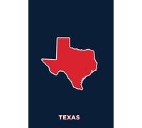 TEXAS BLUE AND RED - Premium Lined Journal | 6" x 9" | Soft Cover | 120+ Pages - Bold State-Inspired Design: A High-Quality State Notebook - Ideal for School, Work, or Everyday Notes