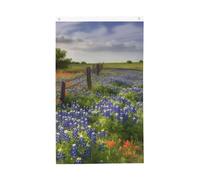 Texas Bluebonnets - Bandiera verticale con paesaggio, 9 x 1,5 m, su entrambi i lati, per esterni, cortile, casa, divertente, decorazione per la casa, da giardino, per poster da appendere alla parete