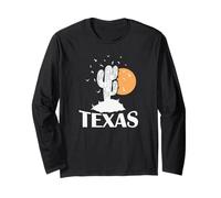 Texas Cactus nello Stato desertico degli Stati Uniti Maglia a Manica