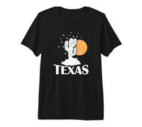 Texas Cactus nello Stato desertico degli Stati Uniti Maglietta Premium