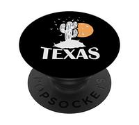 Texas Cactus nello stato desertico degli Stati Uniti PopSockets PopGrip Adesivo