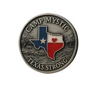 Texas Challenge Coin, Commemorative State Keepsake Token, Antique-Style Souvenir Collectible, Thoughtful Present for Men, Women, Friends, Family Members, Adults, and Patriotic Celebrations