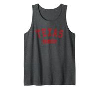 Texas Classico Rosso Vintage Testo EST. 1845 Canotta