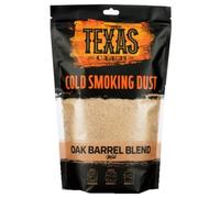 Texas Club - Segatura di Rovere e Bourbon per Affumicatura a Freddo, Ideale per Carne, Pesce, Formaggi e Verdure, 500 gr