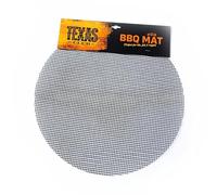 TEXAS CLUB - Tappetino Antiaderente per Griglia e Barbecue Riutilizzabile, Resistente al Calore, Realizzato in Fibra di Vetro, Accessorio per BBQ Amato dai Professionisti, Diametro 42 cm