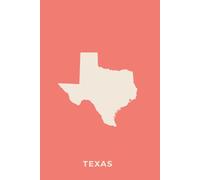 TEXAS COASTAL SUNSET - Premium Lined Journal | 6" x 9" | Soft Cover | 120+ Pages - Bold State-Inspired Design: A High-Quality State Notebook - Ideal for School, Work, or Everyday Notes
