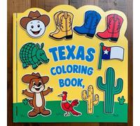 Texas Coloring Book: Fun Pages with Cowboys, Animals, and Landmarks for Kids