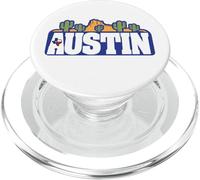 Texas Desert Paesaggio Austin Viaggio Retrò Minimalista PopSockets PopGrip per MagSafe