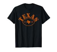 Texas Est Vintage 1845 The Lone Star State angosciato Maglietta