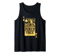Texas Hold’em Poker Face Card King Spade Casino Canotta