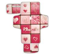 Texas Hold'em - Fasciatoio riutilizzabile per San Valentino, con tasca in tessuto, per bambini, con cuscino integrato