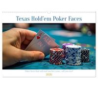 Texas Hold'em Poker Faces (calendario da parete 2026 DIN A3 orizzontale), calendario da parete CALVENDO 12 mesi