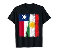 Texas Kurdistan Half Flag Texan Kurdo Jersey Maglietta