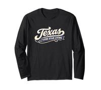 Texas Lone Star Living Maglia a Manica