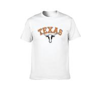 Texas Longhorns Mens Short Sleeve White XXL