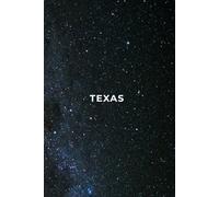 TEXAS MIDNIGHT - Lined Journal | 6" x 9" | Soft Cover | 120+ Pages: A High-Quality Writing Notebook - Ideal for School, Work, or Thoughtful Gifts