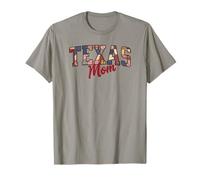 Texas Mom Patchwork Quilt Texas Pride Cute Texas Mom Maglietta