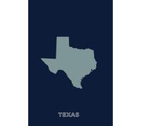 TEXAS NAVY AND SILVER - Premium Lined Journal | 6" x 9" | Soft Cover | 120+ Pages - Bold State Colours, Perfect for Game Day & Everyday Notes: A ... Football Season, or Thoughtful Gifts