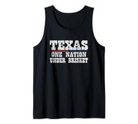 Texas One Nation Under Brisket BBQ - Divertente Texas BBQ Canotta