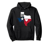 Texas più Forte della Tempesta Prega per Texas Hill Country Felpa con Cappuccio