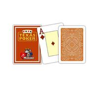 Texas Poker Contenere Em Marrone Carte da Gioco Deck MODIANO Jumbo Index 3005465
