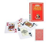 Texas Poker Contenere Em Rosso Colore Carte da Gioco MODIANO Jumbo Index 300546