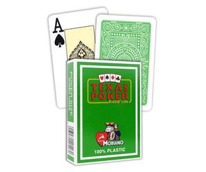 Texas Poker Hold Em Carte Da Gioco Verde Chiaro Modiano Jumbo Index Mazzo Carte