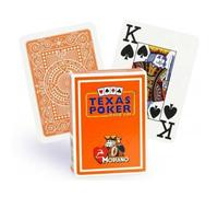 Texas Poker Tenere Em Arancione Carte da Gioco Ponte Modiano Jumbo Indice Nuovo
