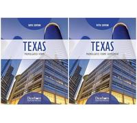 Texas Promulgated Forms 6th Edition Textbook and Forms Supplement Set: 2 Book Set with TX Core Concepts & Contract Law. Key terms, Case Studies, Unit ... & Glossary (Dearborn Real Estate Education)