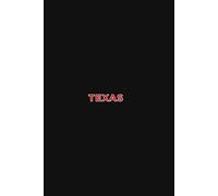 TEXAS RED AND BLACK - Premium Lined Journal | 6" x 9" | Soft Cover | 120+ Pages: A High-Quality Writing Notebook - Ideal for School, Work, or Thoughtful Gifts