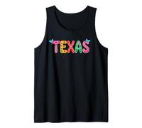 Texas Retro Aesthetic Floral Boho Design for Women And Girls Canotta