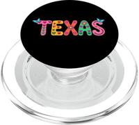 Texas Retro Aesthetic Floral Boho Design for Women and Girls PopSockets PopGrip per MagSafe