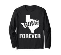 Texas Roots Home Forever Texan State Pride Maglia a Manica