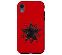 Texas Star Design rustico per texani e fan dello stato Custodia per iPhone XR