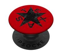 Texas Star Design rustico per texani e fan dello stato PopSockets PopGrip Adesivo