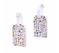 Texas State - Etichetta per bagaglio da viaggio, motivo: The Lone Star State Inspire, Texas Pride, Western Trip (TOTexastagUK)