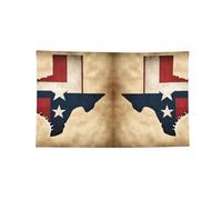 Texas State Flag Map Con Due Stelle Bianche Stampa Bandiere Con 4 Fori Durevole Outdoor Banner Arazzo Da Parete Decorazioni Per Feste Per Bambini Banner